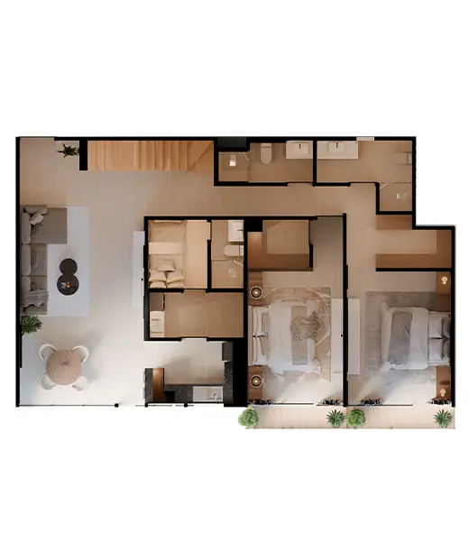 Planta Baja depa C (encino)